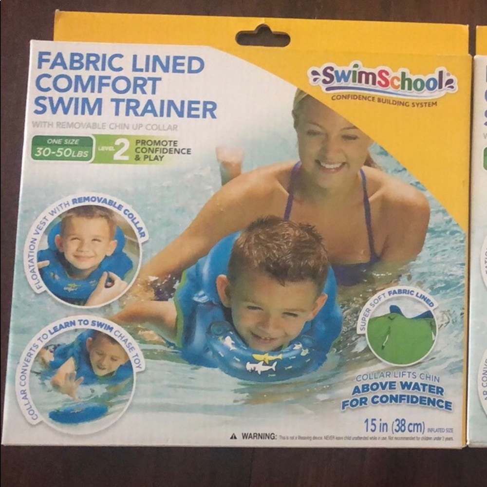 Swimschool fabric lined comfort swim trainer